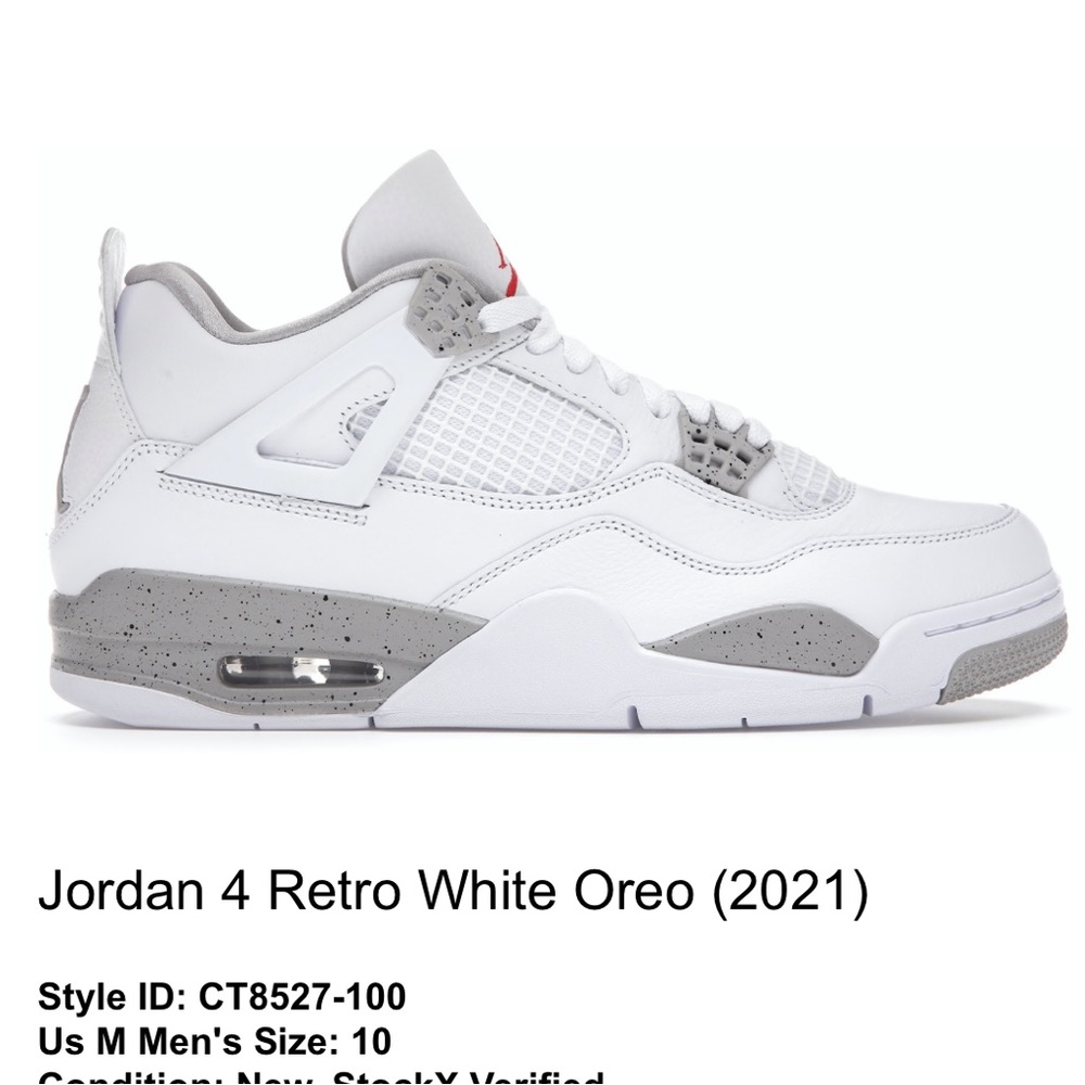 AIR JORDAN 4 RETRO (white Oreo 2021)